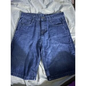 Free Planet Girls Denim Shorts Size 12 Blue Jean Shorts Mid Rise Casual